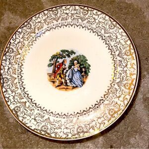 6 century by Salem gold rimmed plates